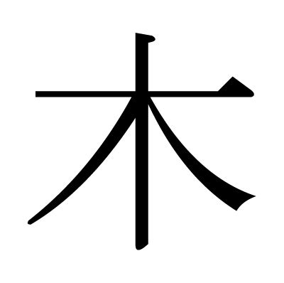 漢字木